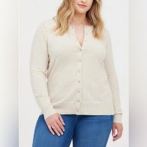 Torrid Ivory Cardigan